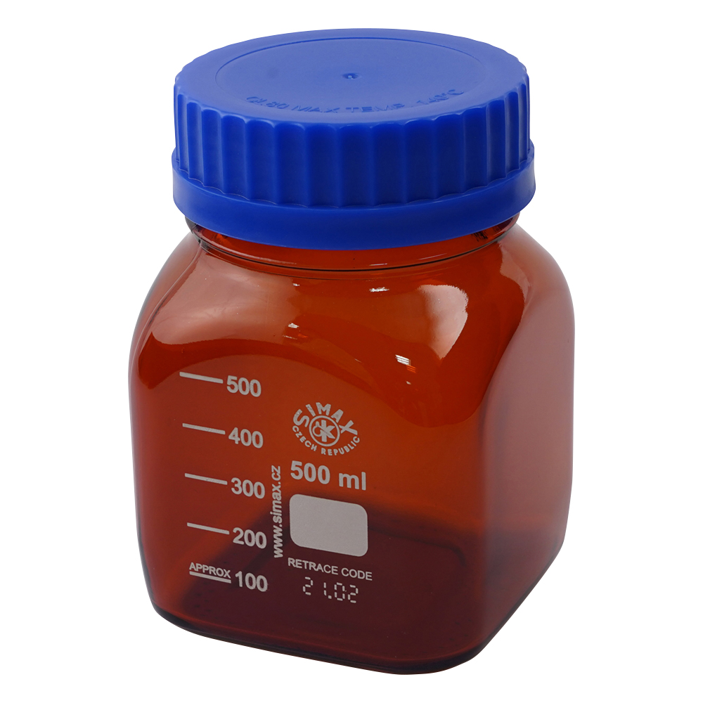 【洗浄+AC滅菌】広口メディウム瓶（遮光）500ml