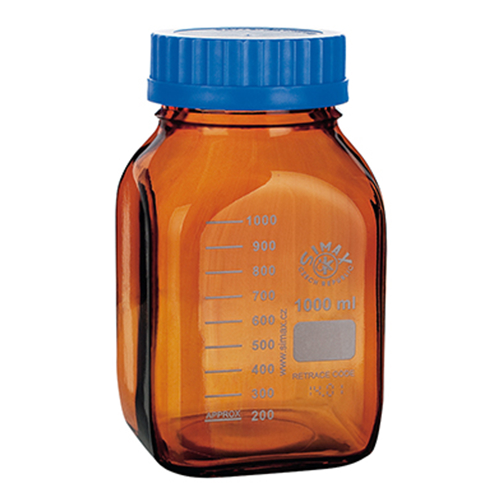 【洗浄+AC滅菌】広口メディウム瓶（遮光）1000ml