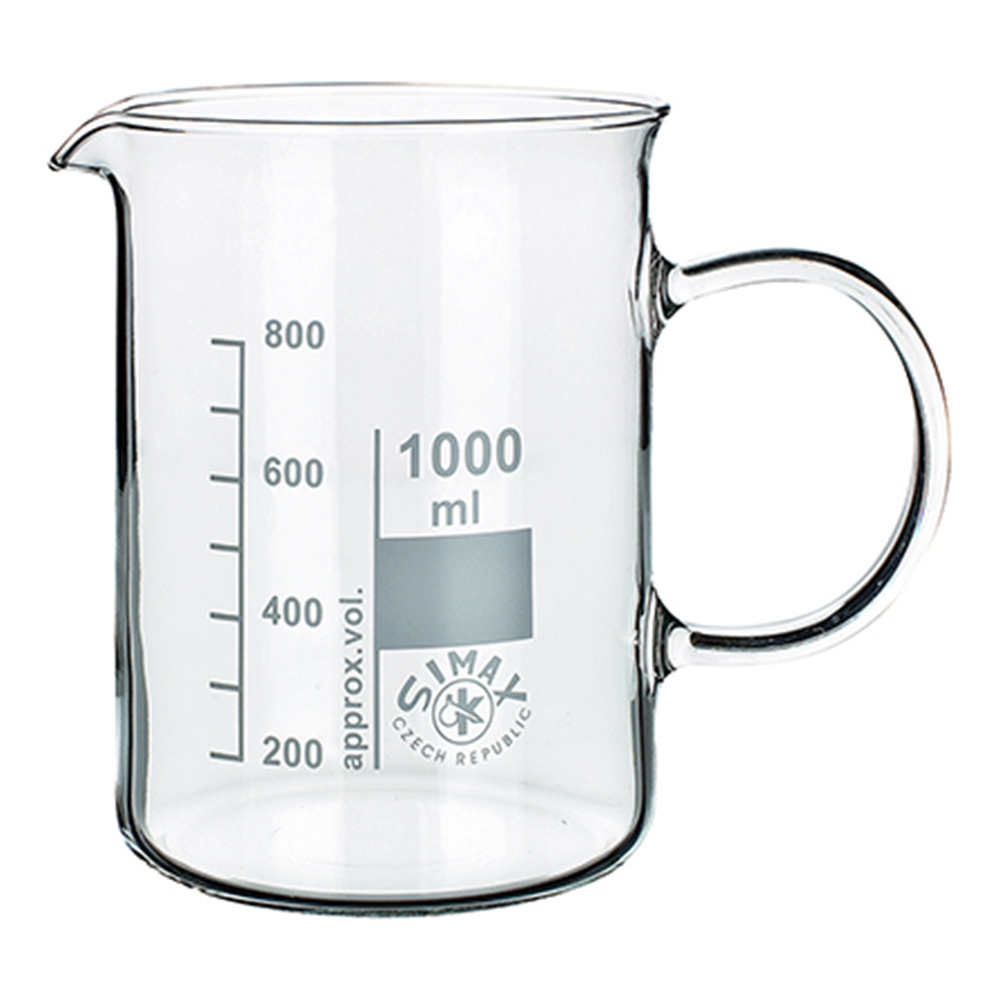 ガラス手付ビーカー 1000mL 154/1000