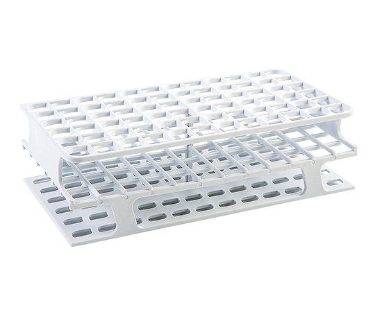 一体成型試験管立て（72穴）白 13φmm HS27511A