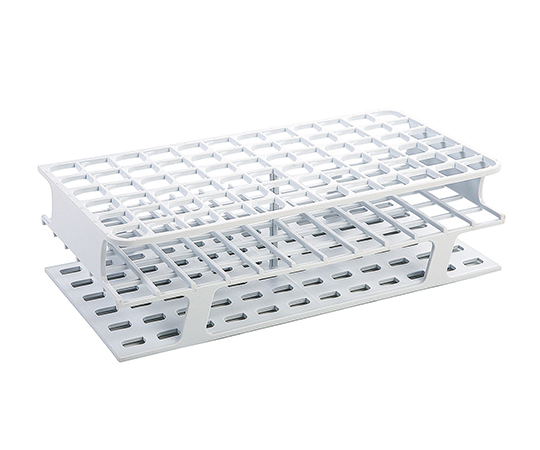 一体成型試験管立て（72穴）白 16φmm HS27512A