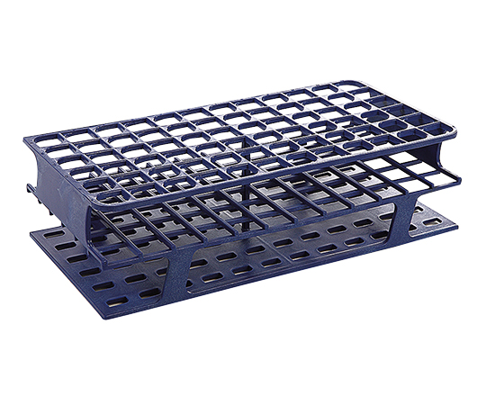 一体成型試験管立て（72穴）青 16φmm HS27512B