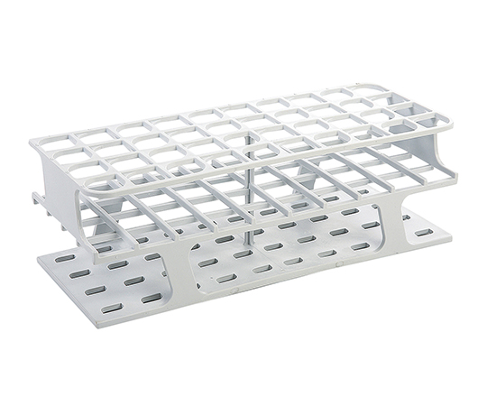 一体成型試験管立て（40穴）白 20φmm HS27513A