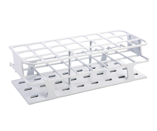 一体成型試験管立て（24穴）白 30φmm HS27515A