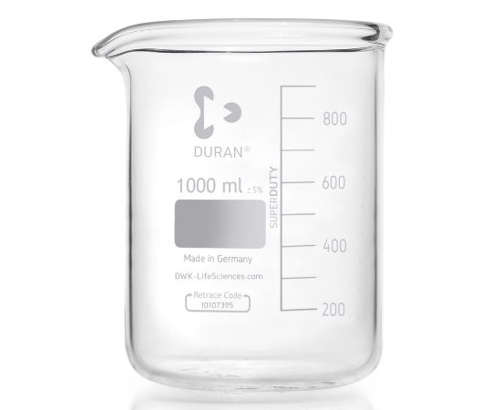 極厚ビーカー 1000mL 211075409