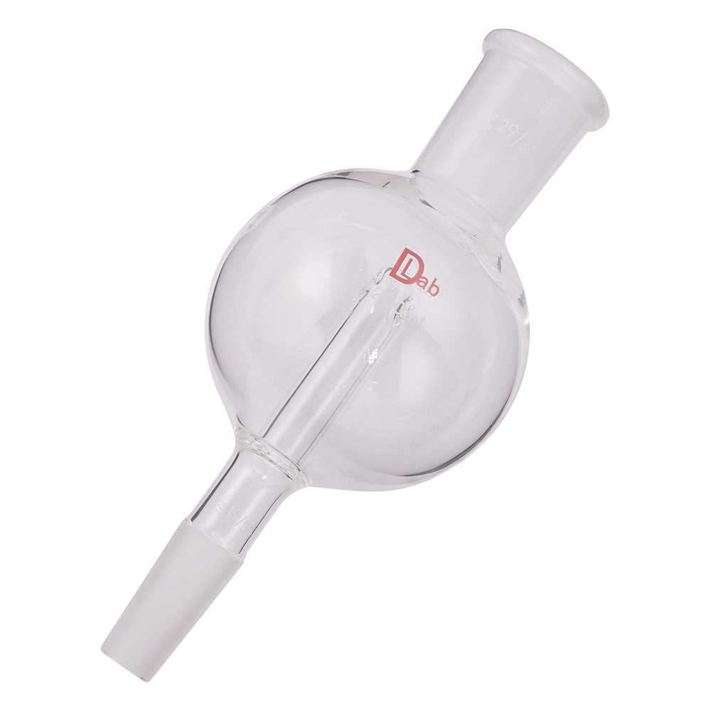 ロータリーエバポレーター用トラップ球 上部摺合 TS29/42 下部摺合 TS19/38