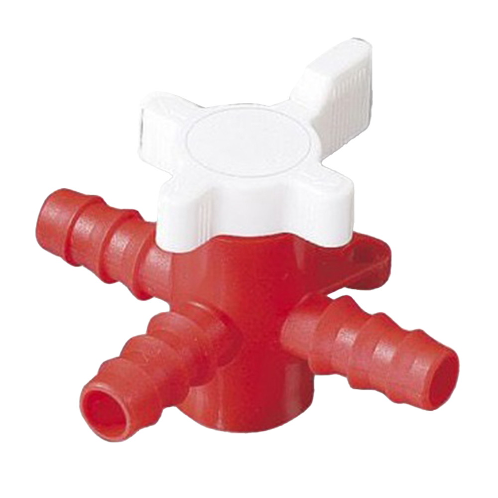 3方コック　適合チューブ内径φ11～13mm 8606-0120