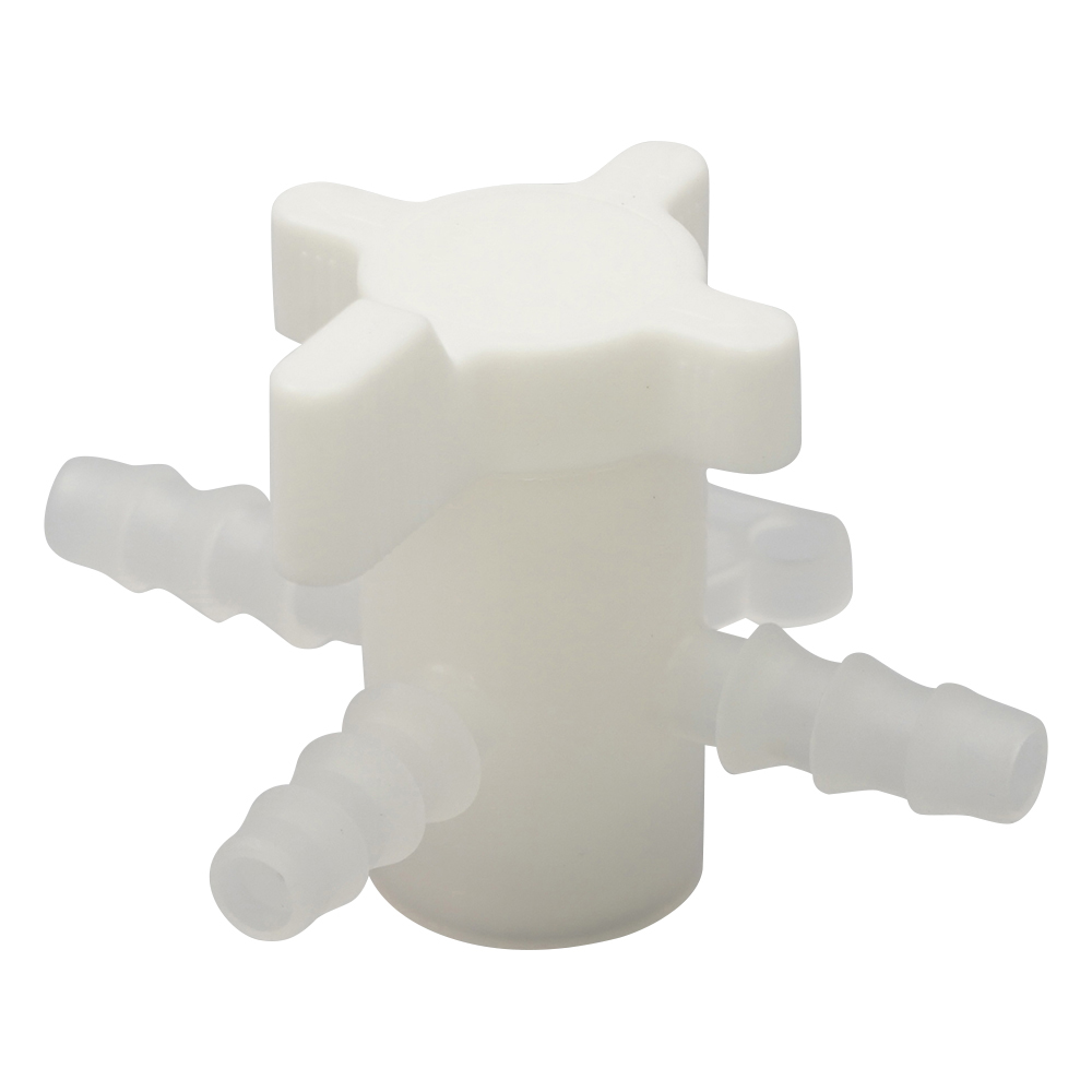 3方コック　適合チューブ内径φ5～7mm 8608-0060