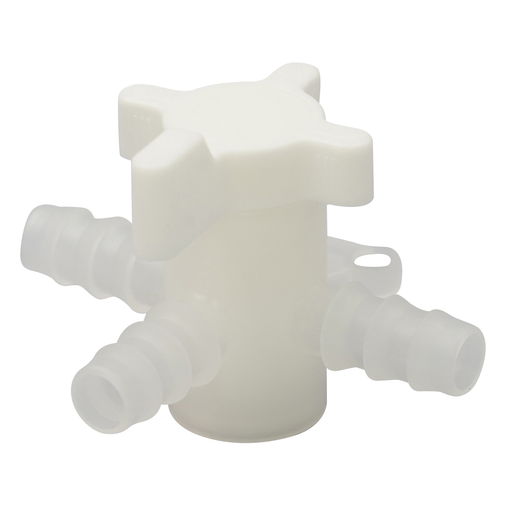 3方コック　適合チューブ内径φ7～9mm 8608-0080