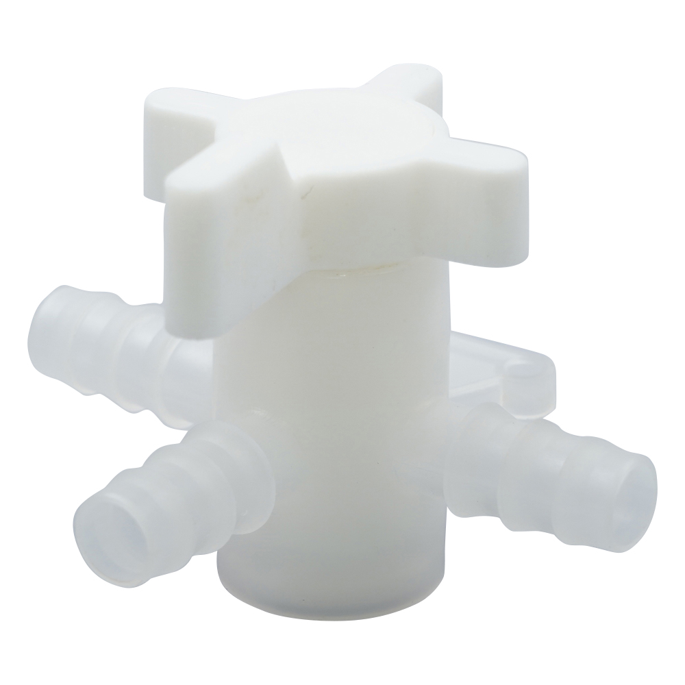 3方コック　適合チューブ内径φ9～11mm 8608-0100