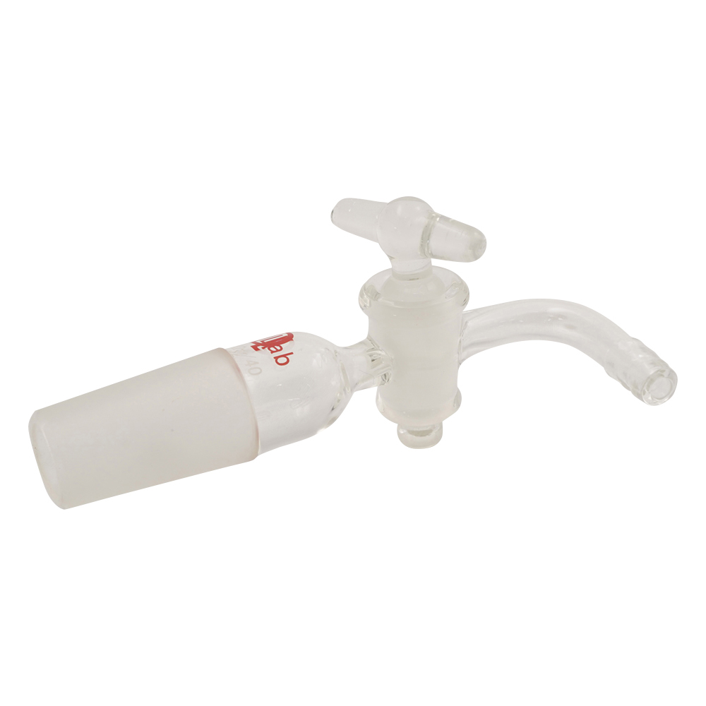 ジョイント付吸引コック ガラスコック・曲管 TS24/40 24/40 曲管G