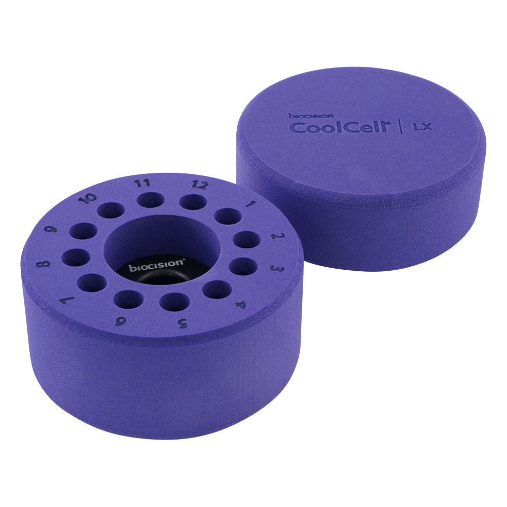 アルコールフリー細胞凍結コンテナー CoolCell LX 紫 BCS-405