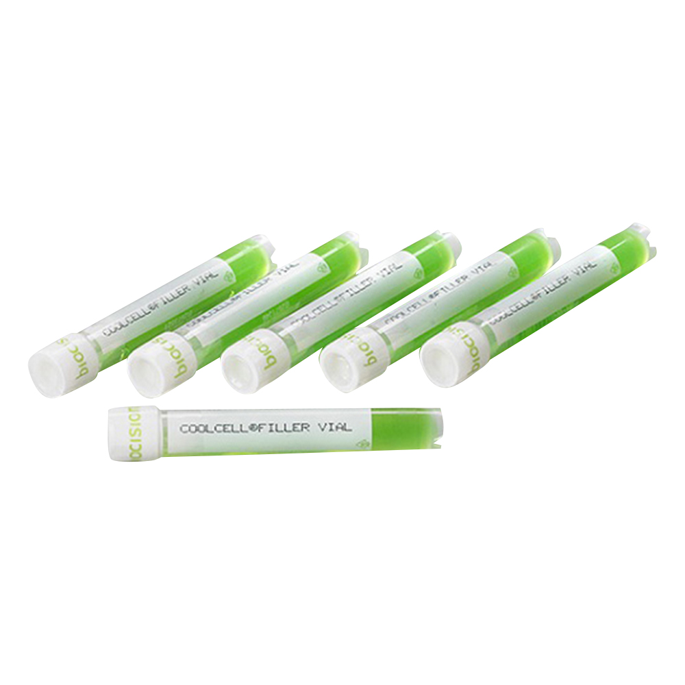 アルコールフリー細胞凍結コンテナー用CoolCellフィラーチューブ5mL 1式（6本入） BCS-3106