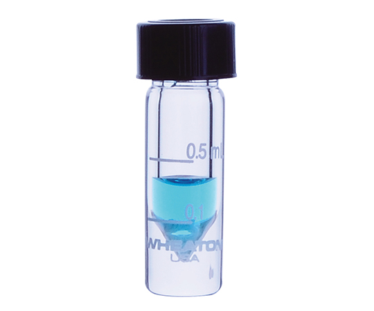 ミニバイアル オープントップキャップ 1mL 目盛 あり 1箱（12本入） W986294NG