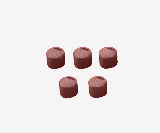 クライオチューブ用 キャップインサート 茶 500本/袋×4袋入 6000-07S