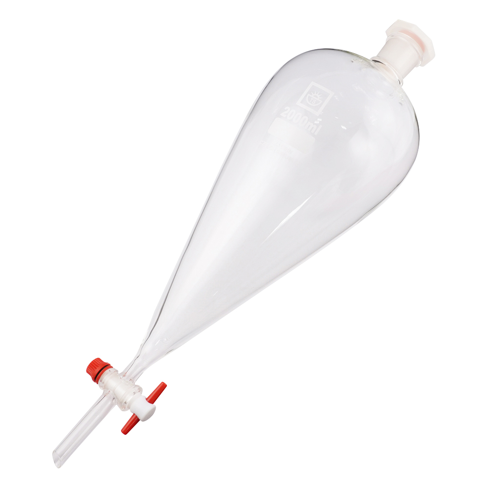 分液ロート 樹脂栓付き 2000mL