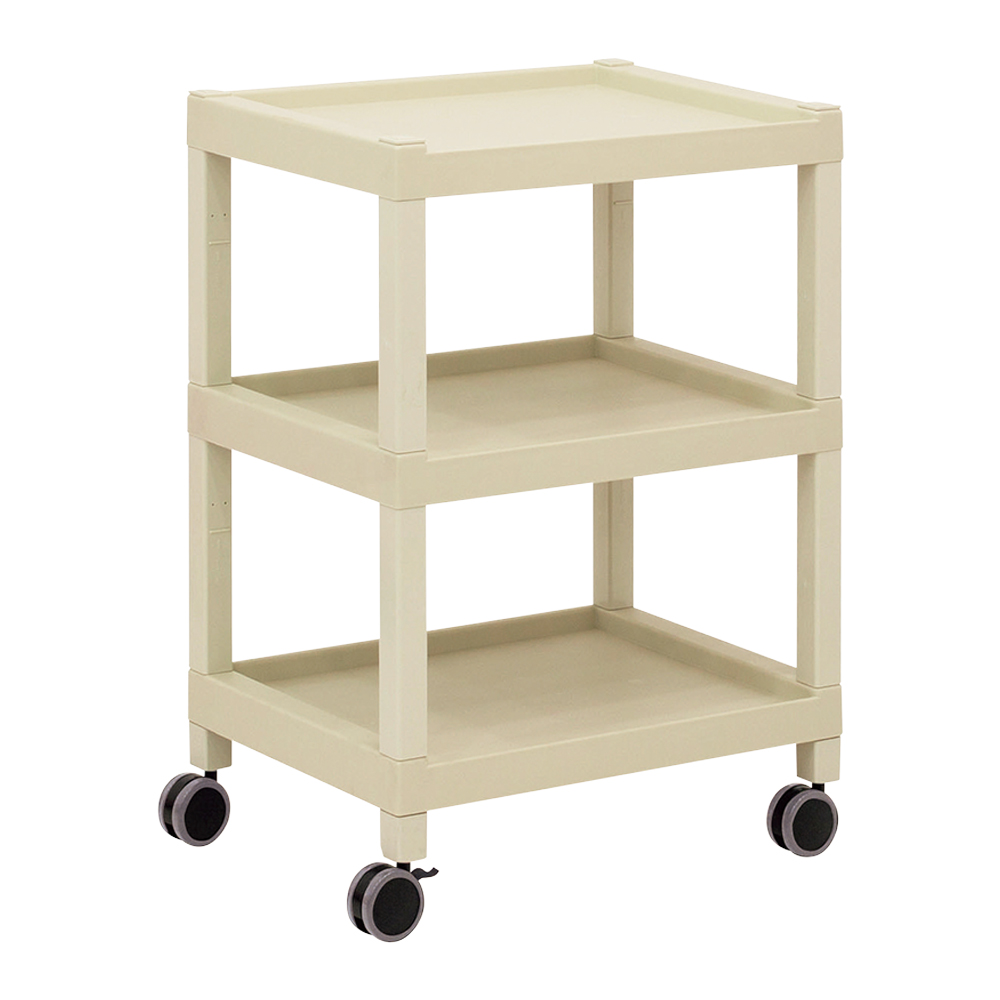 モバイルカート（角柱タイプ） 3段 600×435×850 MC42
