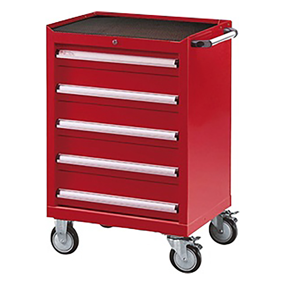 キャビネットワゴン 引出し5段タイプ 630×500×993mm CW705