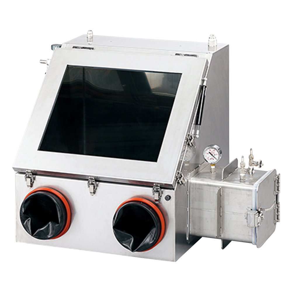 ステンレスグローブボックス（ガス置換型） 600×650×650mm ASA-600