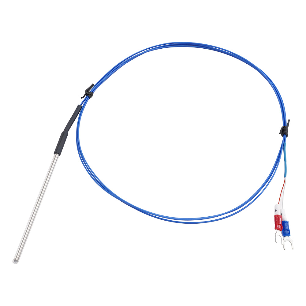 K熱電対（シース型・テフロン被覆） M4Y端子タイプ 100mm 校正証明書付 DS-2010-100