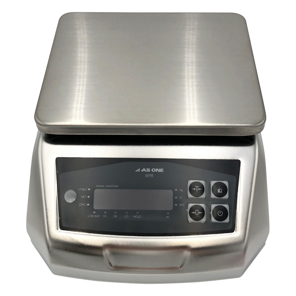 防塵防水電子天秤（IP68規格準拠） 15000g WPB15K1