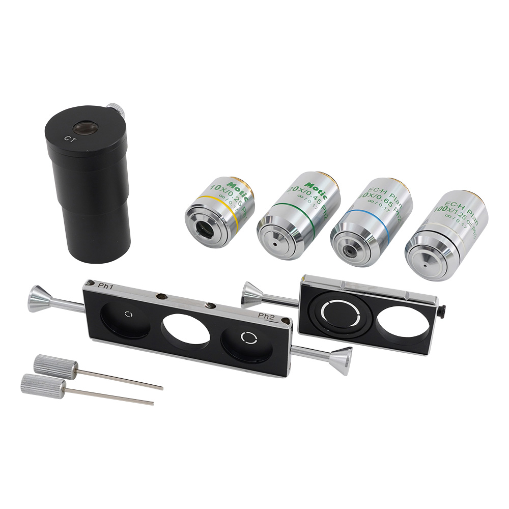 ECプランレンズ生物顕微鏡 位相差観察キット PCK38