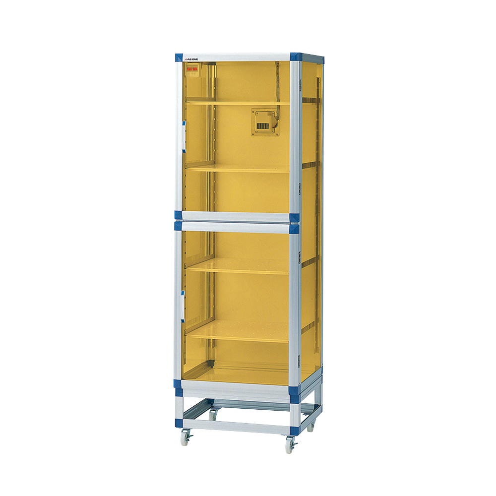 フロストドライデシケータJB（UVC＆制電） 574×523×1765mm 強化プラスチック棚板 U-JB-SPA