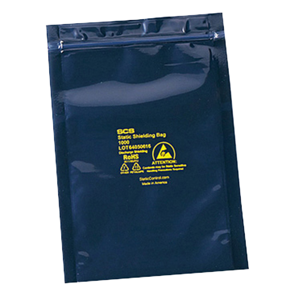 ESDシールドバッグ（4層タイプ） ジッパー付き 100×150×0.076 1箱（100枚入） 295ST046