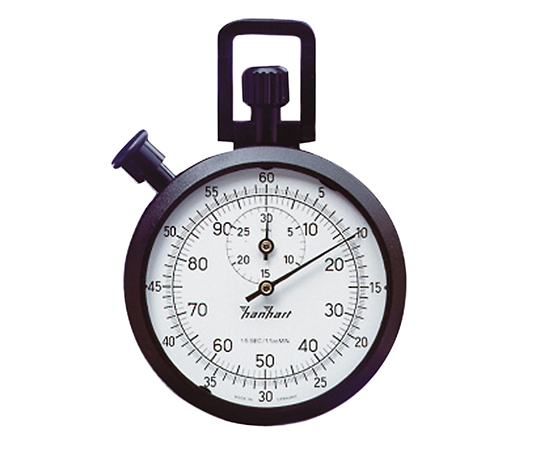 ABSアナログストップウォッチ30分計 1周60秒 最小：1/5秒、1/100分 121.0317-00