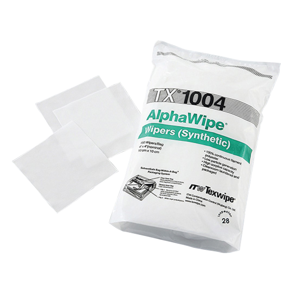 アルファワイパー 4×4インチ 1袋（150枚/袋×2袋） TX1004