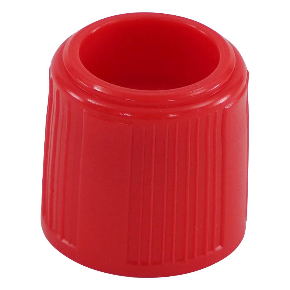 サンプルチューブ（外ネジ）用キャップ 赤 1000個入 T502R