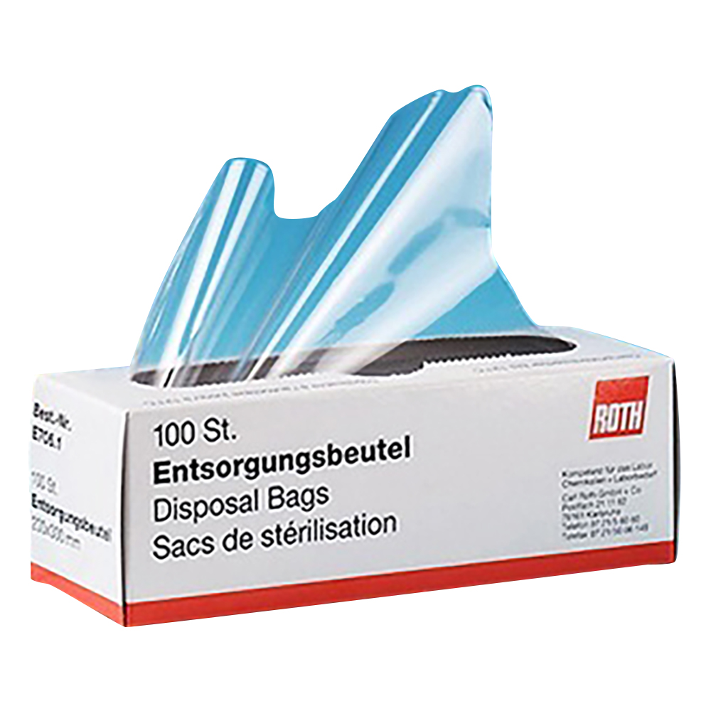 廃棄バッグ 40μm 1箱（100枚入） E706.1 ﾎﾞｯｸｽ入