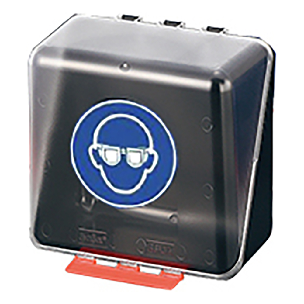 保護メガネ用安全保護用具保管ケース クリア MIDI-2