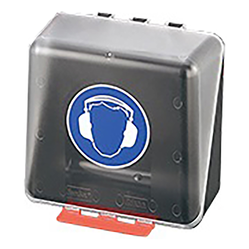 イヤーマフ用安全保護用具保管ケース クリア MIDI-4