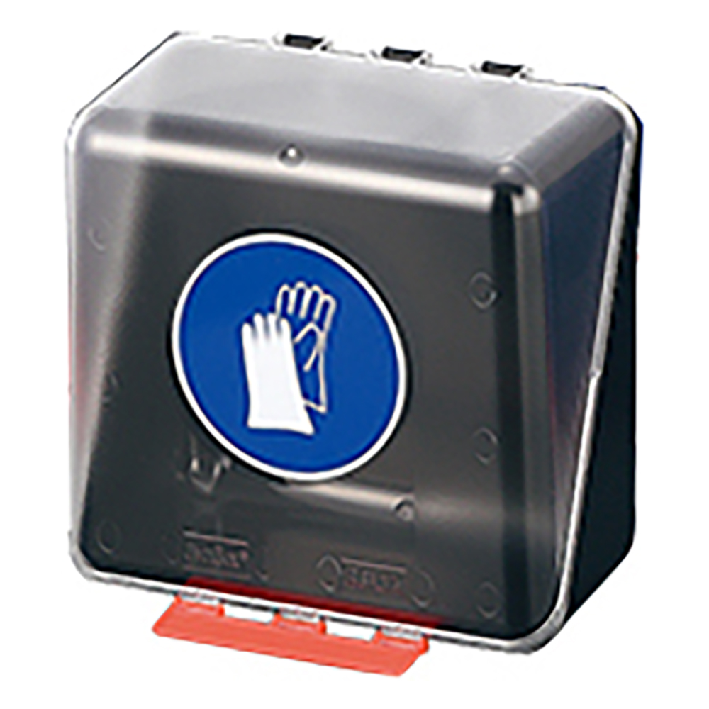 保護手袋用安全保護用具保管ケース クリア MIDI-10