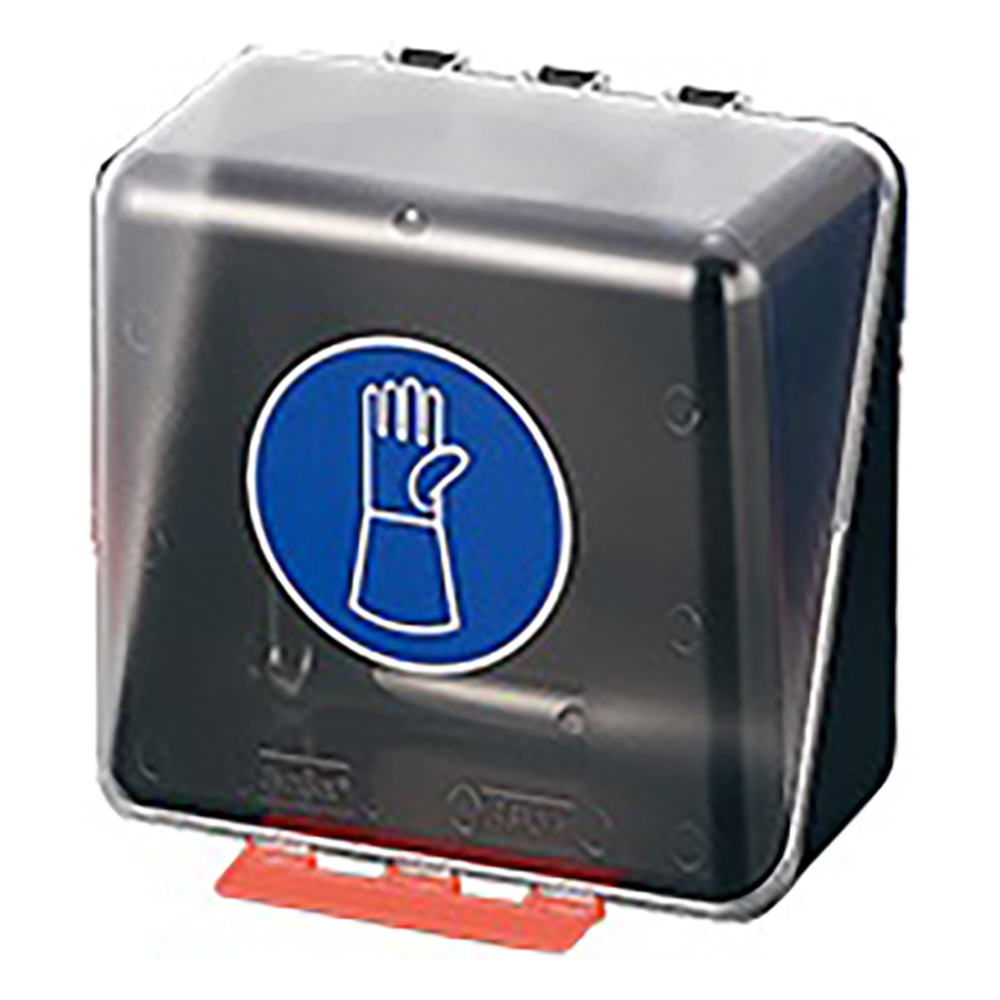 保護手袋用（ロング）安全保護用具保管ケース クリア MIDI-12