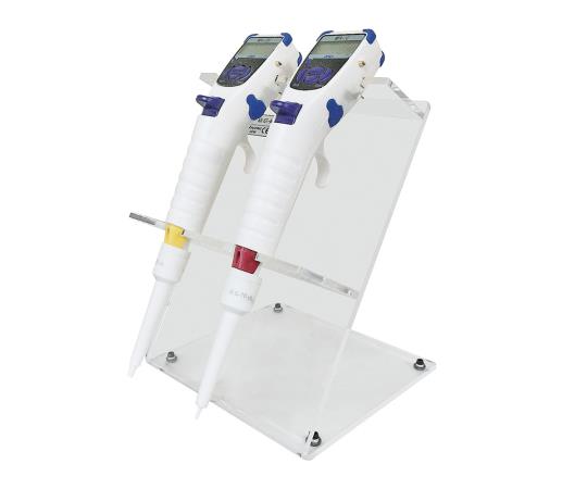 電動マイクロピペット用アクリルスタンド（2台掛け） AX-ST-ACR