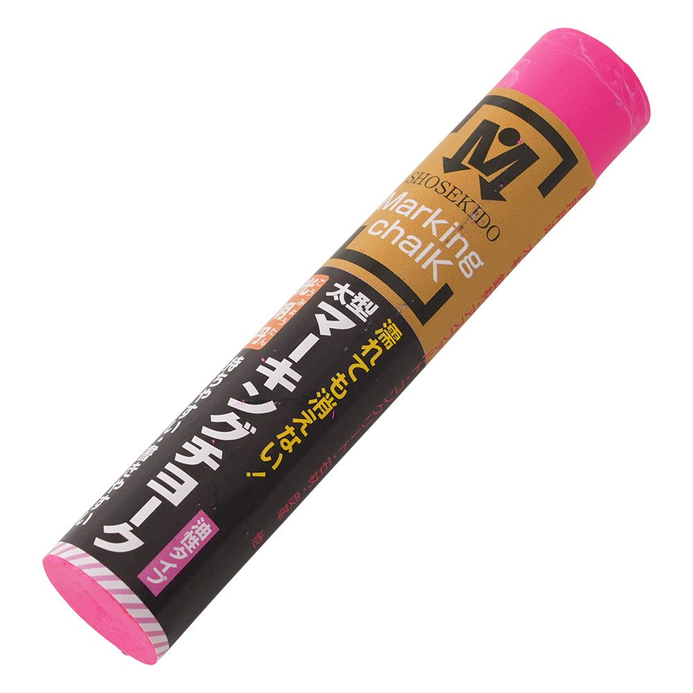太型マーキングチョーク 光明丹 蛍光ピンク 1箱（12本入） S30035