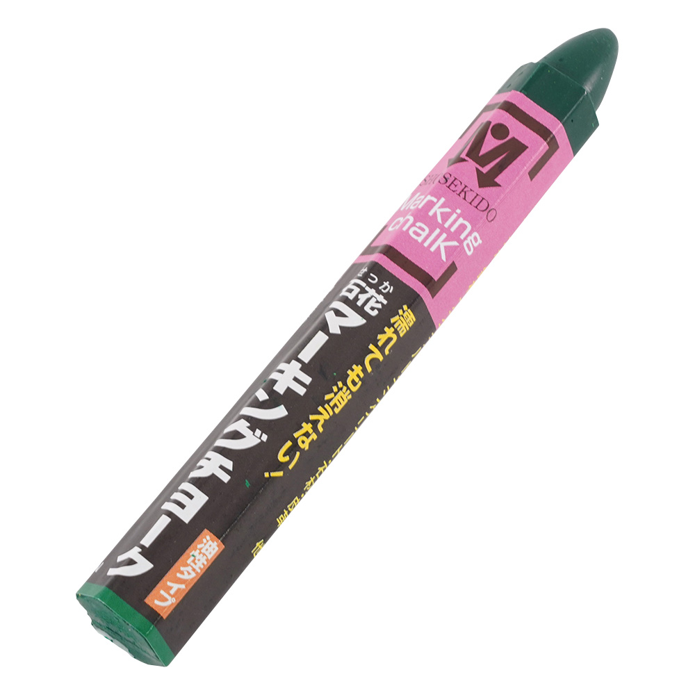 石花マーキングチョーク 緑 1箱（24本入） S15411