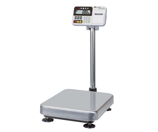 防水・防塵デジタル台はかり 60/150/220kg 内蔵プリンタ付き 校正証明書付 HV-200KCP