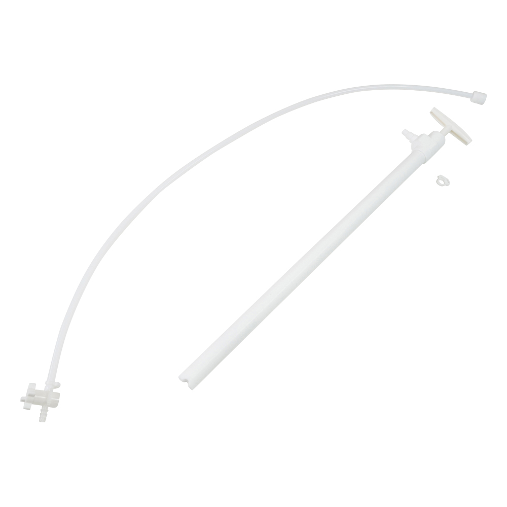 PTFEバレルポンプ（ストップコック付） 780mm 吐出部ホース仕様 5606-0601