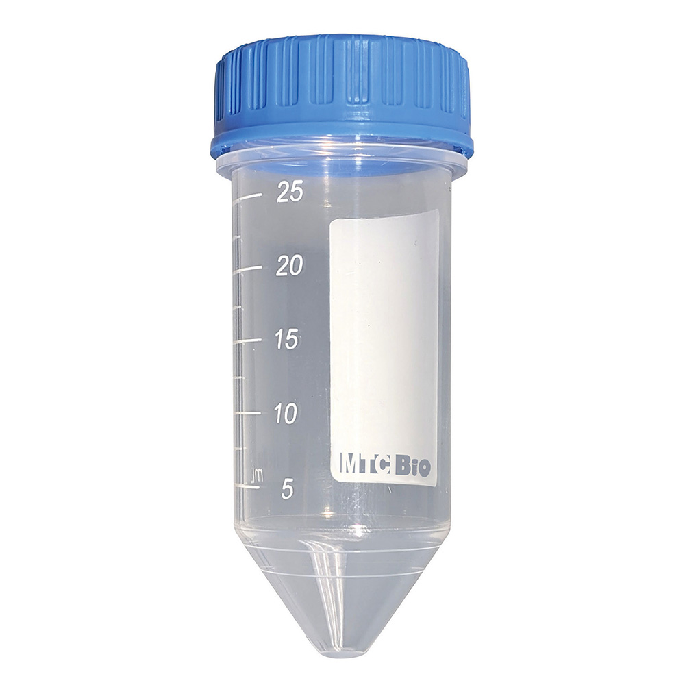 遠沈管 コニカル型 25mL 滅菌済み 1ケース（25本×8ラック入）C2625-R
