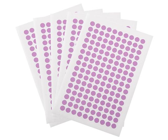 クライオドット Φ7mmタイプ バイオレット 160ドット×5シート入 WRPLT-7VI