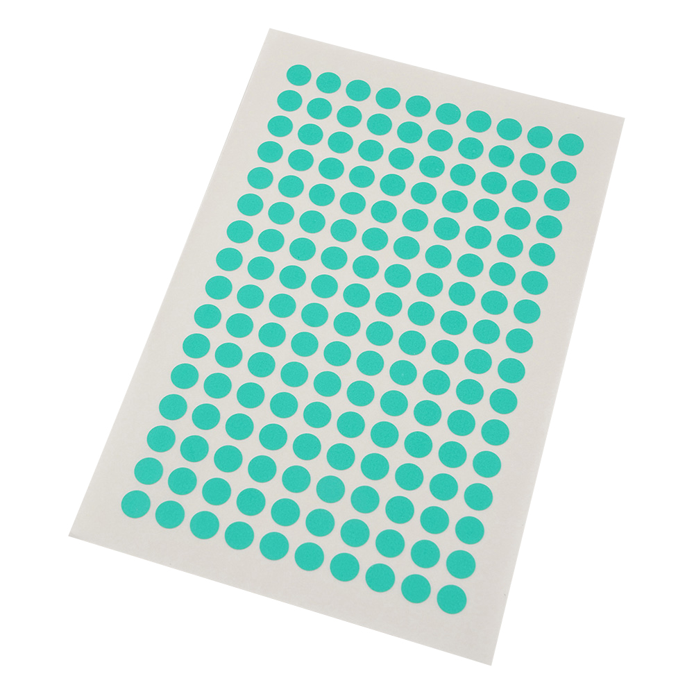 クライオドット Φ7mmタイプ ターコイズ 160ドット×5シート入 WRPLT-7GS