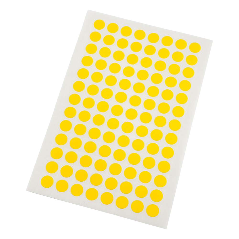 クライオドット Φ9mmタイプ 黄 104ドット×5シート入 LT-9YE