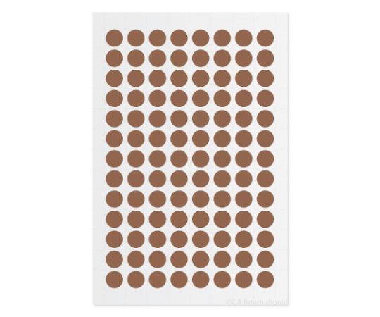 クライオドット Φ9mmタイプ モカ 104ドット×5シート入 LT-9BR