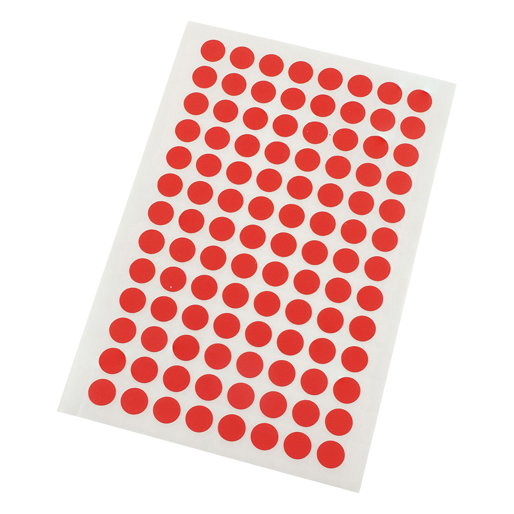 クライオドット Φ9mmタイプ 赤 104ドット×5シート入 LT-9RE