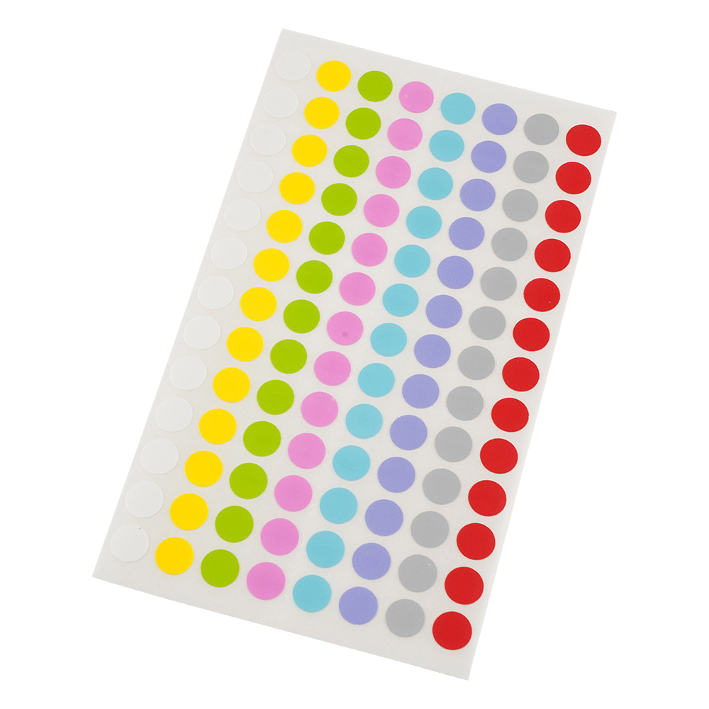 クライオドット Φ9mmタイプ アソート（8色） 104ドット×5シート入 LT-9x8A