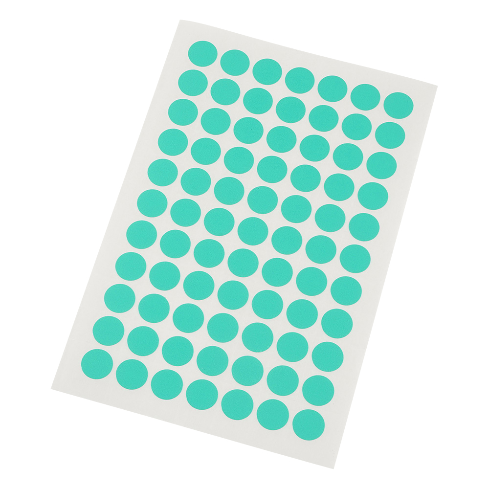 クライオドット Φ11mmタイプ ターコイズ 77ドット×6シート入 LT-11GS