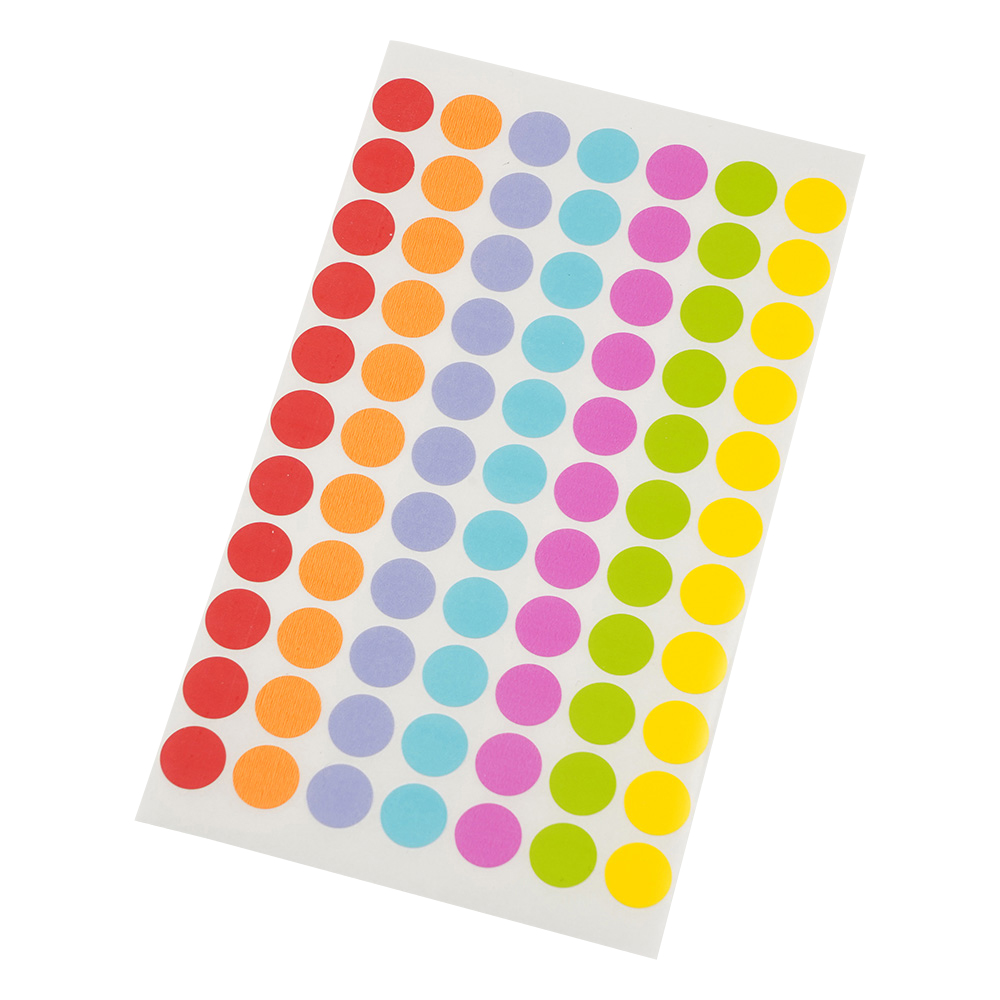 クライオドット Φ11mmタイプ アソート（7色） 77ドット×6シート入 LT-11x7A